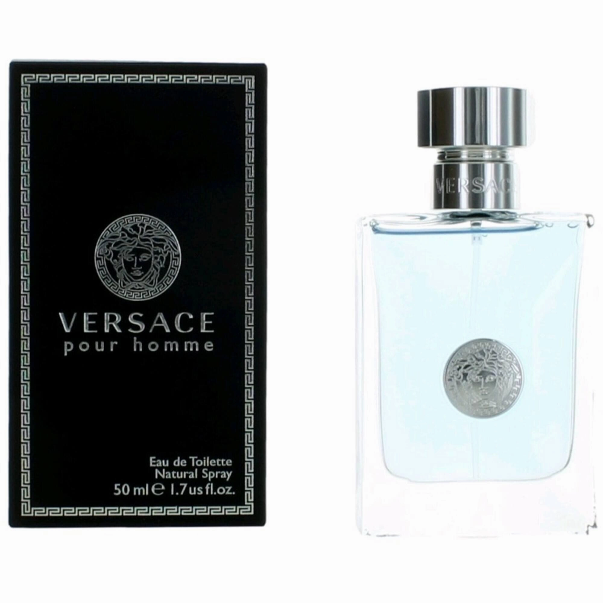 Versace Men's Eau De Toilette Spray - Pour Homme Authentic Timeless Allure, 1.7 oz