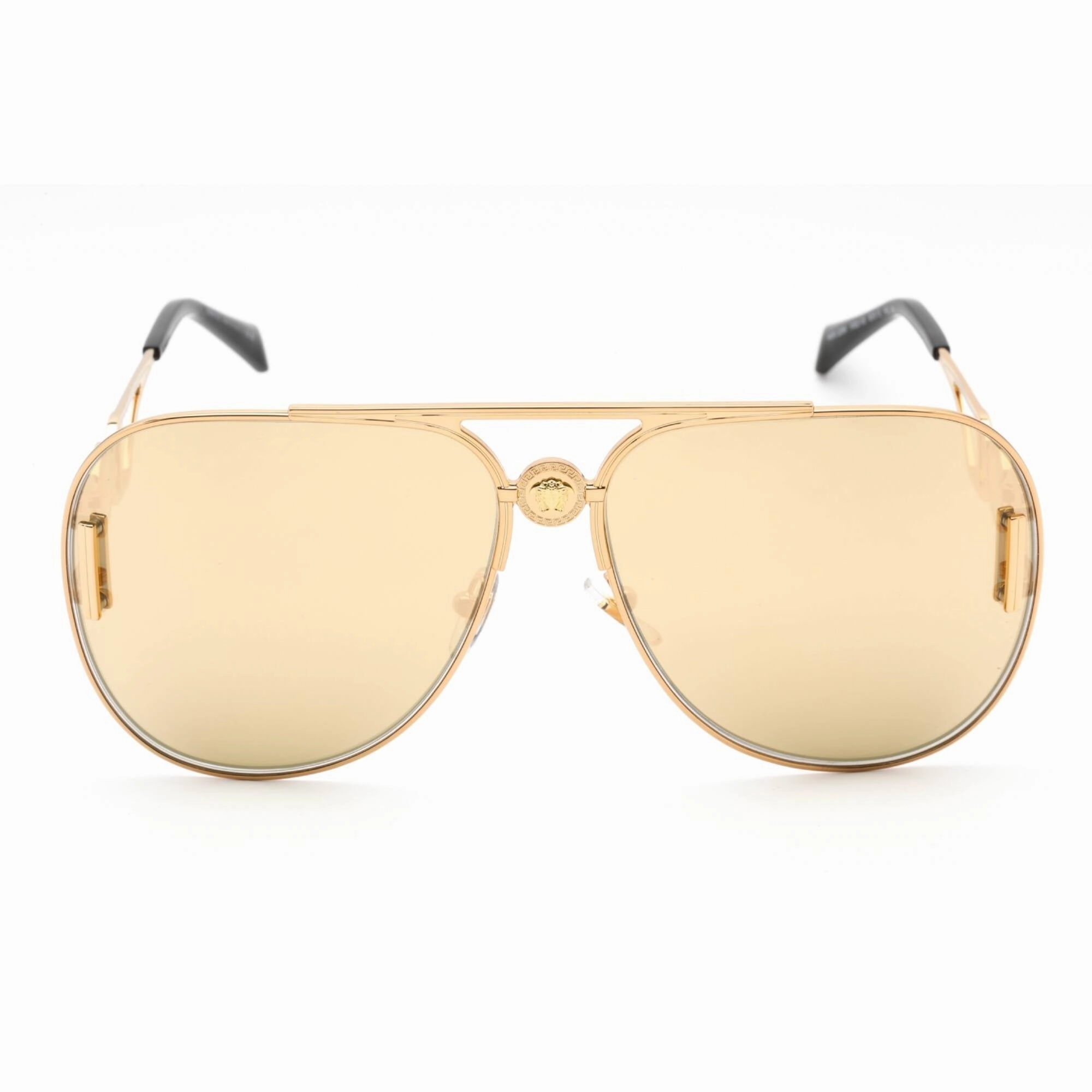 Versace Men's Sunglasses - Gold Metal Aviator Full Rim Frame | 0VE2255 100203