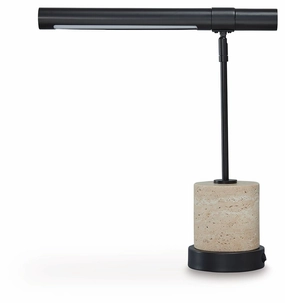 Vinmour Brown / Beige Metal Desk Lamp