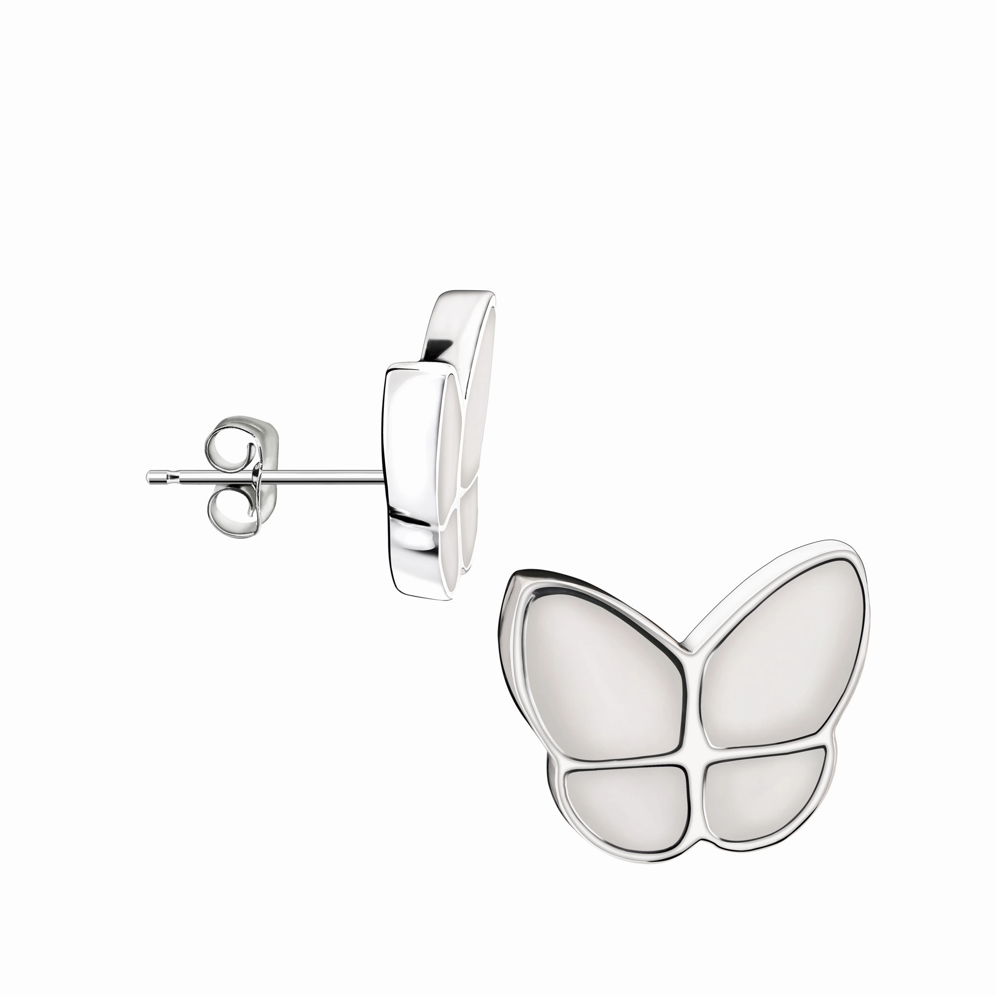 Wings of Hope Butterfly Pearl Earrings