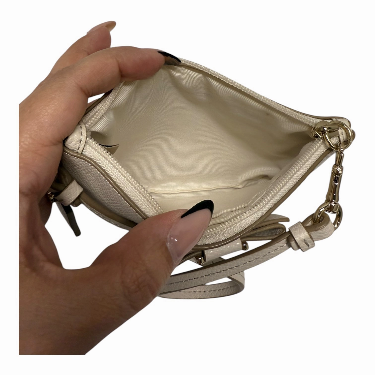 Wristlet Designer By Coach In Cream, Size:Small