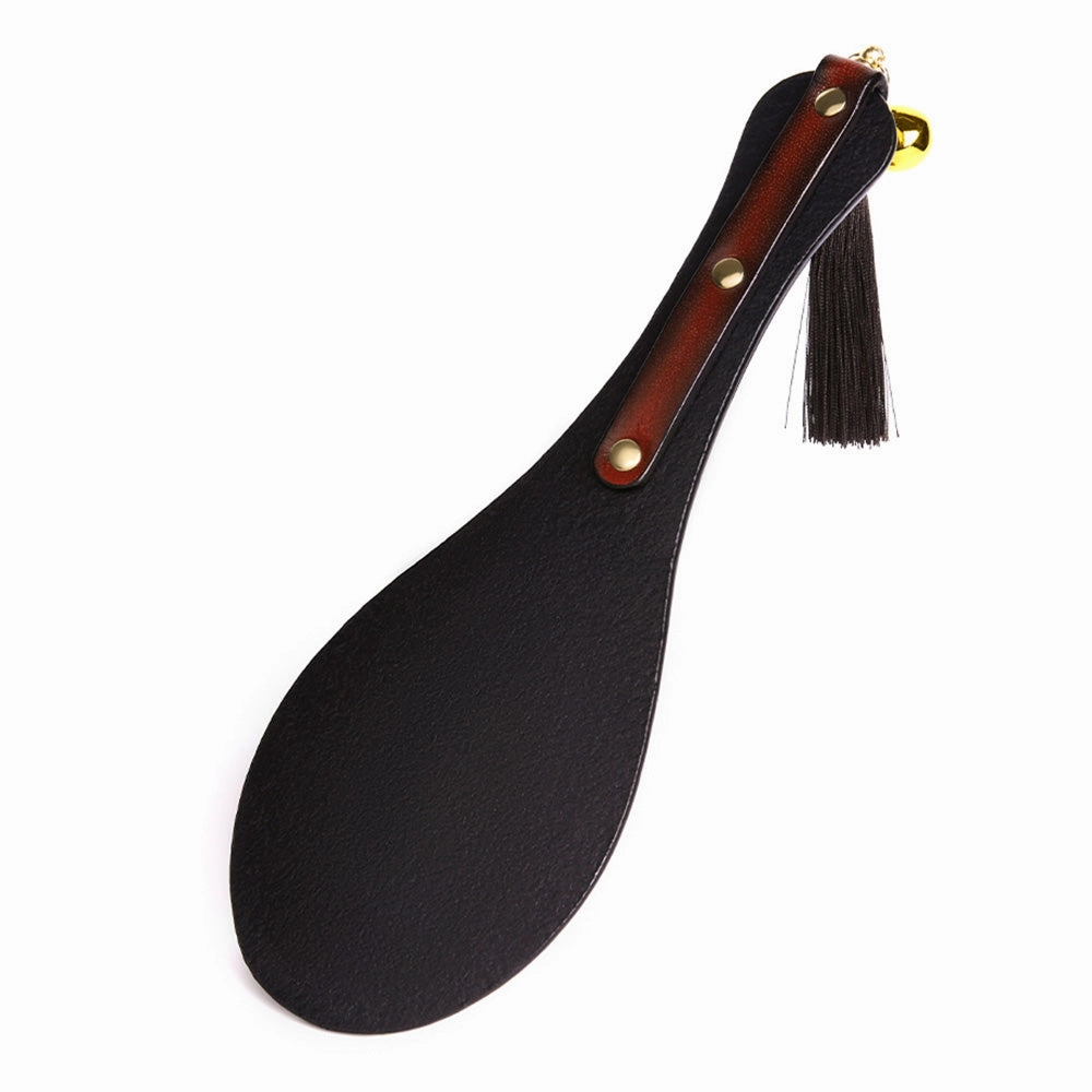 ZYL Short Round Genuine Leather Spanking Paddle